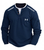 2026 Textured Performance Henley Shirt - Clearance Sale