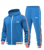 Striped Hooded Tracksuit Set