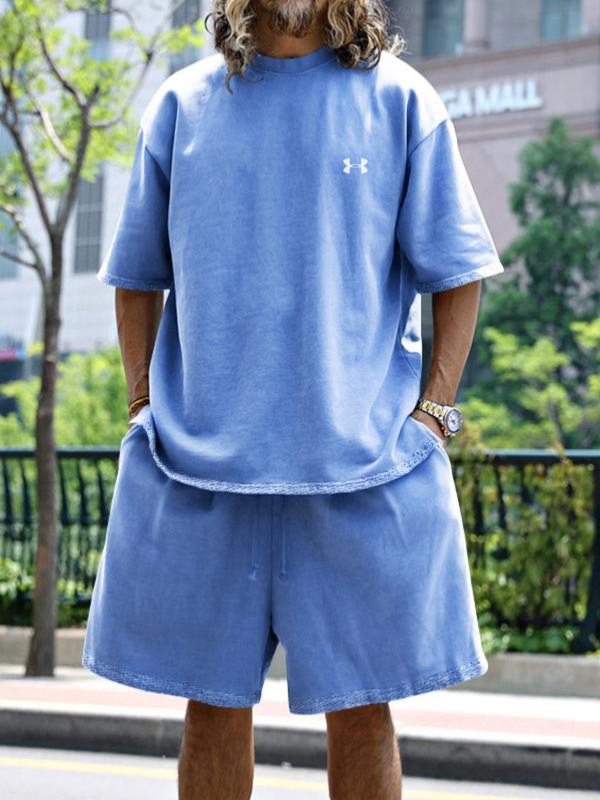 Oversized Tee & Shorts Lounge Set — Clearance Sale