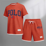 Polo Graphic Tee & Shorts Set — Clearance Sale