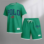 Polo Graphic Tee & Shorts Set — Clearance Sale
