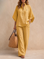 Soft Linen Lounge Set  — LIQUIDATION PRICE