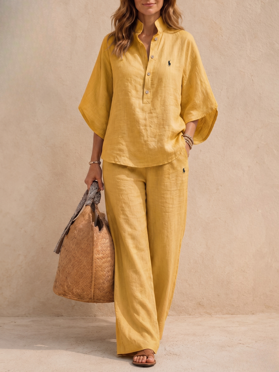 Soft Linen Lounge Set  — LIQUIDATION PRICE
