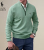 Knitted Half-Zip Sweater || Clearance Sale