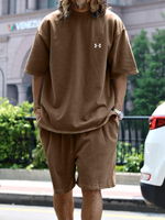Oversized Tee & Shorts Lounge Set — Clearance Sale