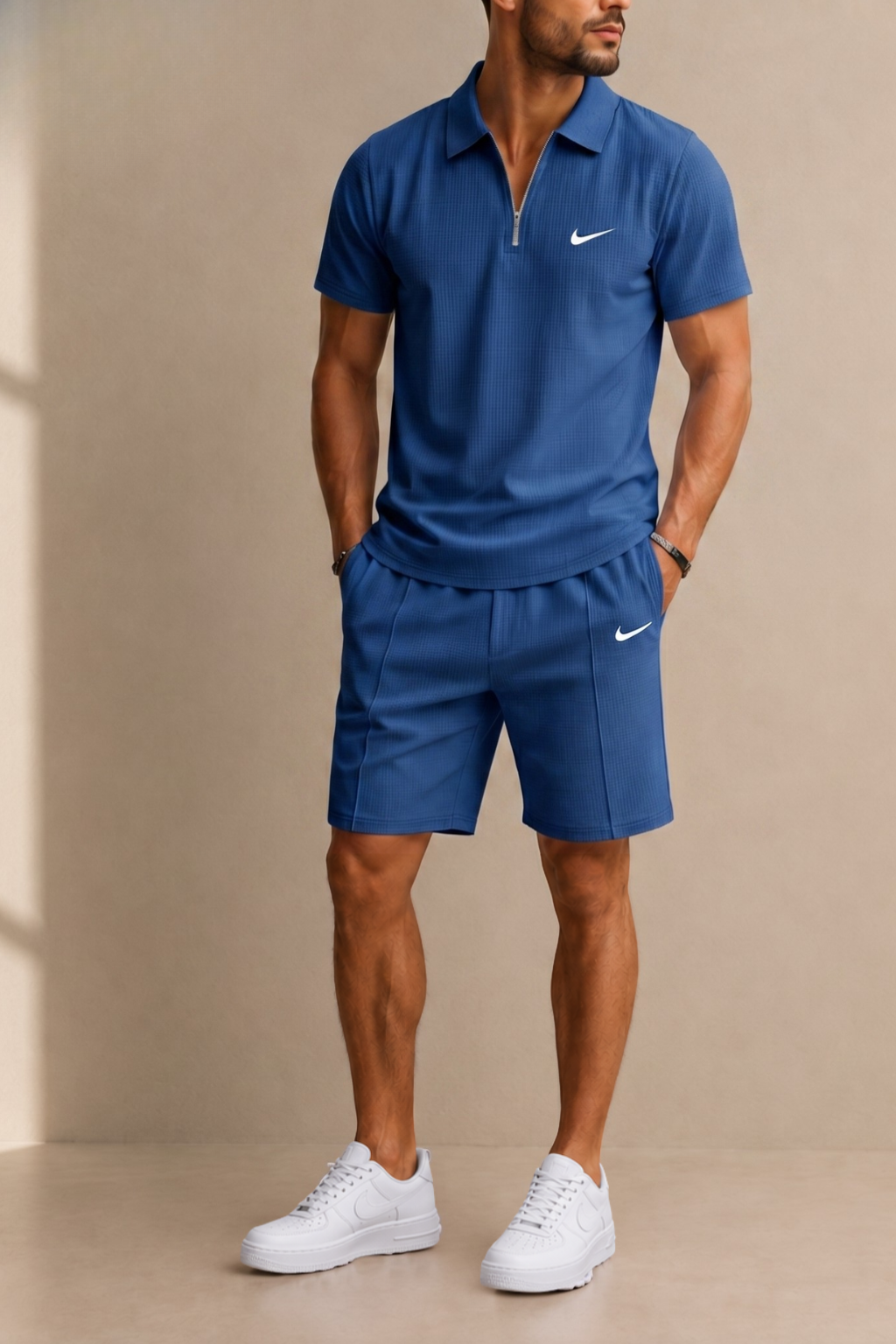 Aero-Grid Quarter-Zip Set  — LIQUIDATION PRICE