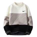 Men’s Urban Color Panel Crew Sweater
