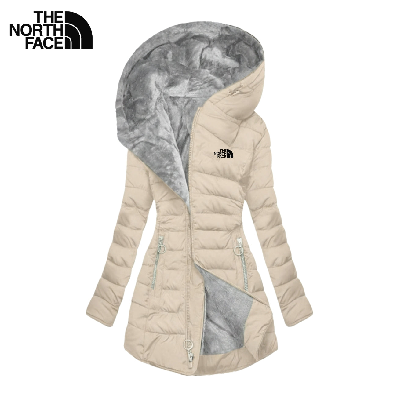 Hooded Puffer Coat with Plush Lining || CLEARANCE SALE