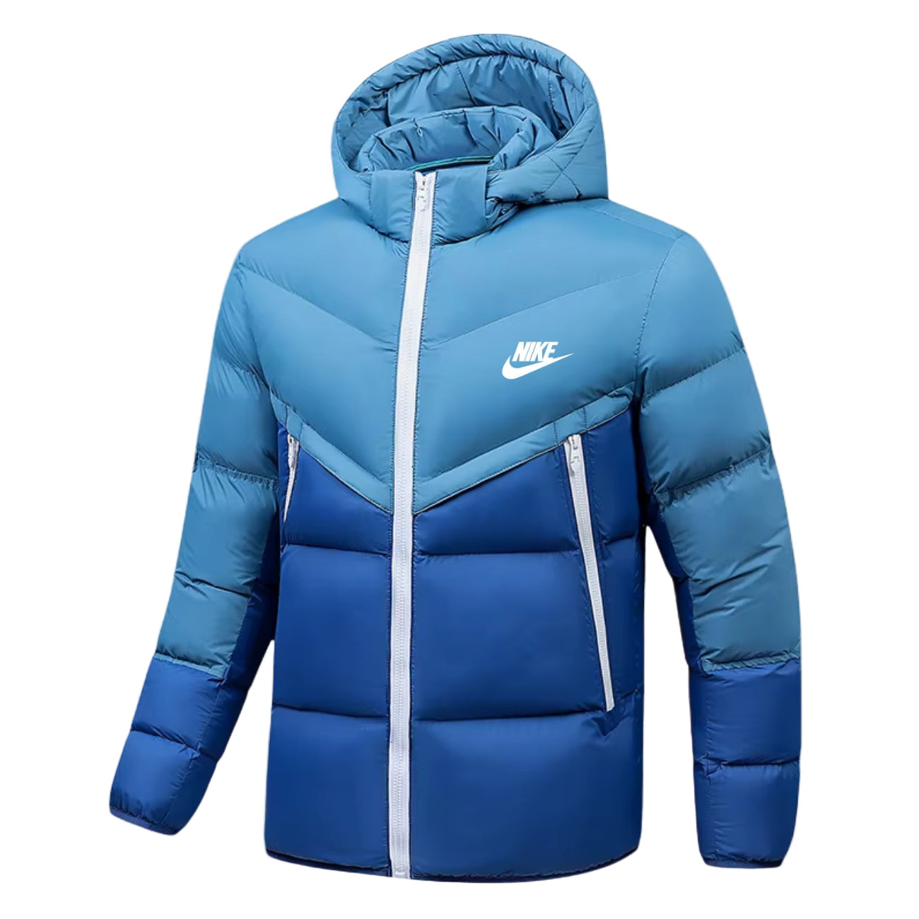 SportWave Dual-Tone Puffer Jacket