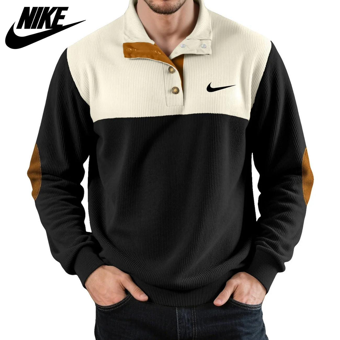 Retro Panel Sweater || SALE PRICE