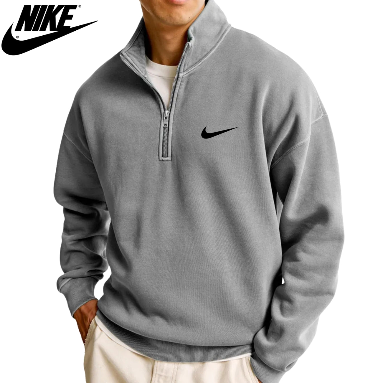 Casual Quarter-Zip Sweater || SALE PRICE