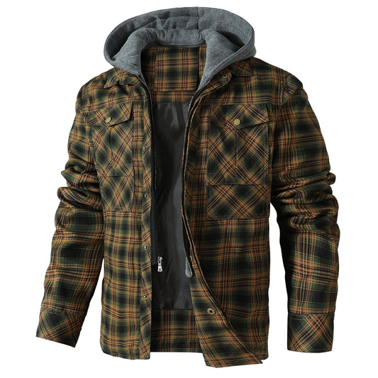 AlpenNord™ | Flannel Jacket with Hood