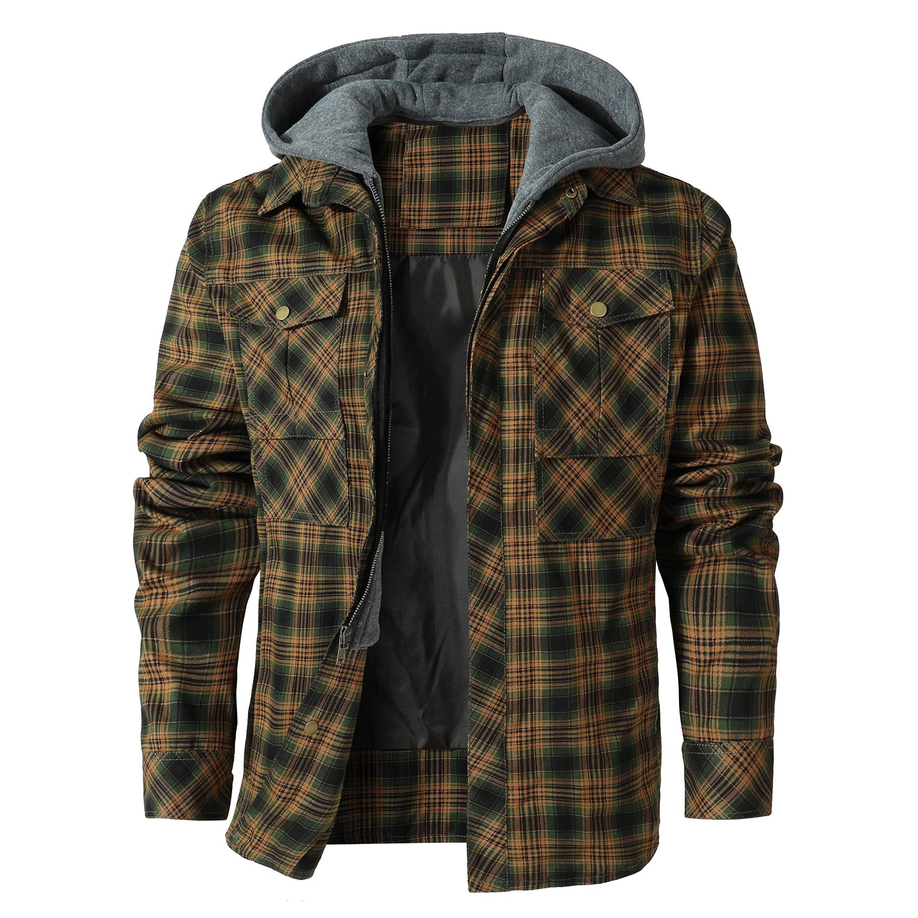 AlpenNord™ | Flannel Jacket with Hood