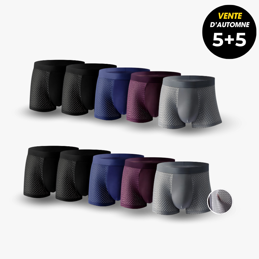 BAMBOO FIBER BOXER - REVOLUTIONARY COMFORT ALL DAY LONG