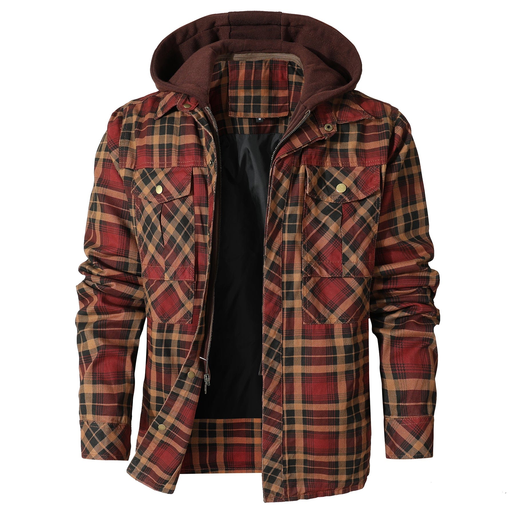 AlpenNord™ | Flannel Jacket with Hood
