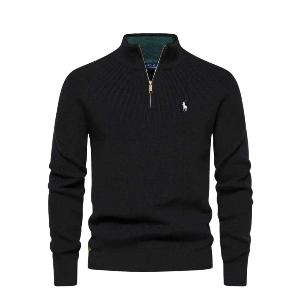 Men's Quarter-Zip Knit Pullover