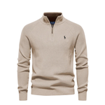Men's Quarter-Zip Knit Pullover