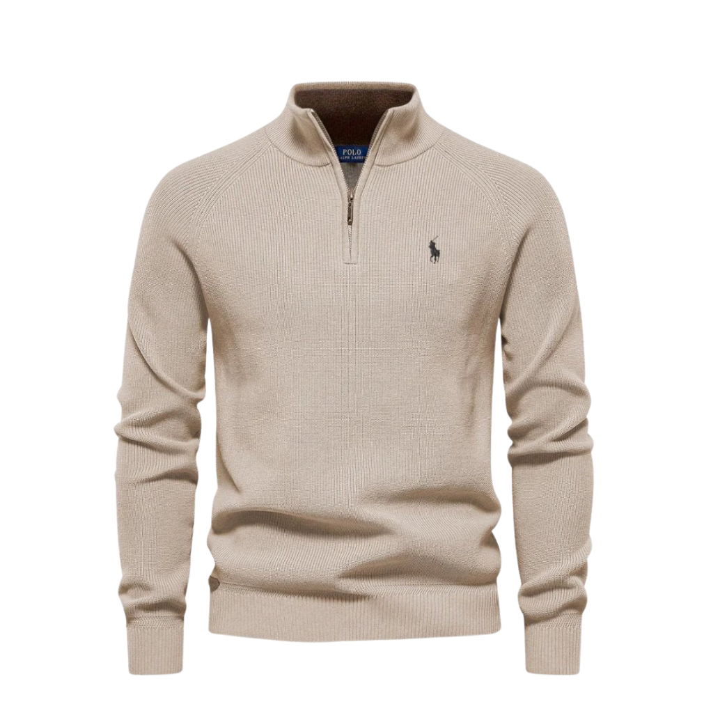 Men's Quarter-Zip Knit Pullover