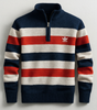 2026 Striped Half-Zip Sweater - Limited Edition