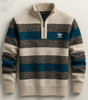 2026 Striped Half-Zip Sweater - Limited Edition