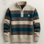 2026 Striped Half-Zip Sweater - Limited Edition