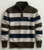 2026 Striped Half-Zip Sweater - Limited Edition