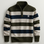 2026 Striped Half-Zip Sweater - Limited Edition