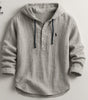 Breathable Linen-Cotton Hooded Shirt  - Clearance Sale