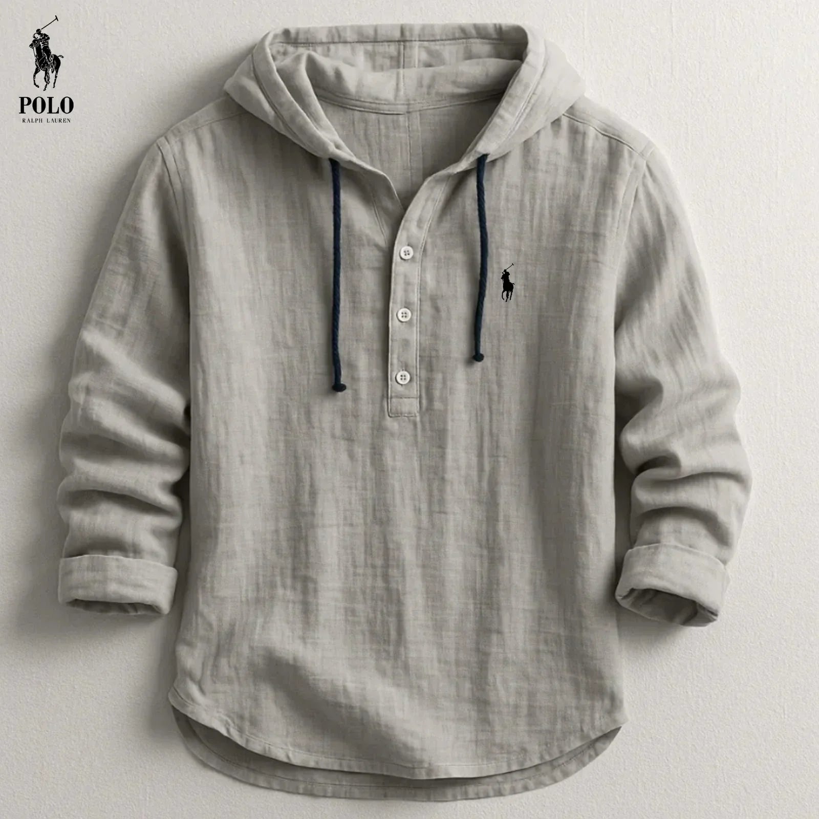 Breathable Linen-Cotton Hooded Shirt  - Clearance Sale