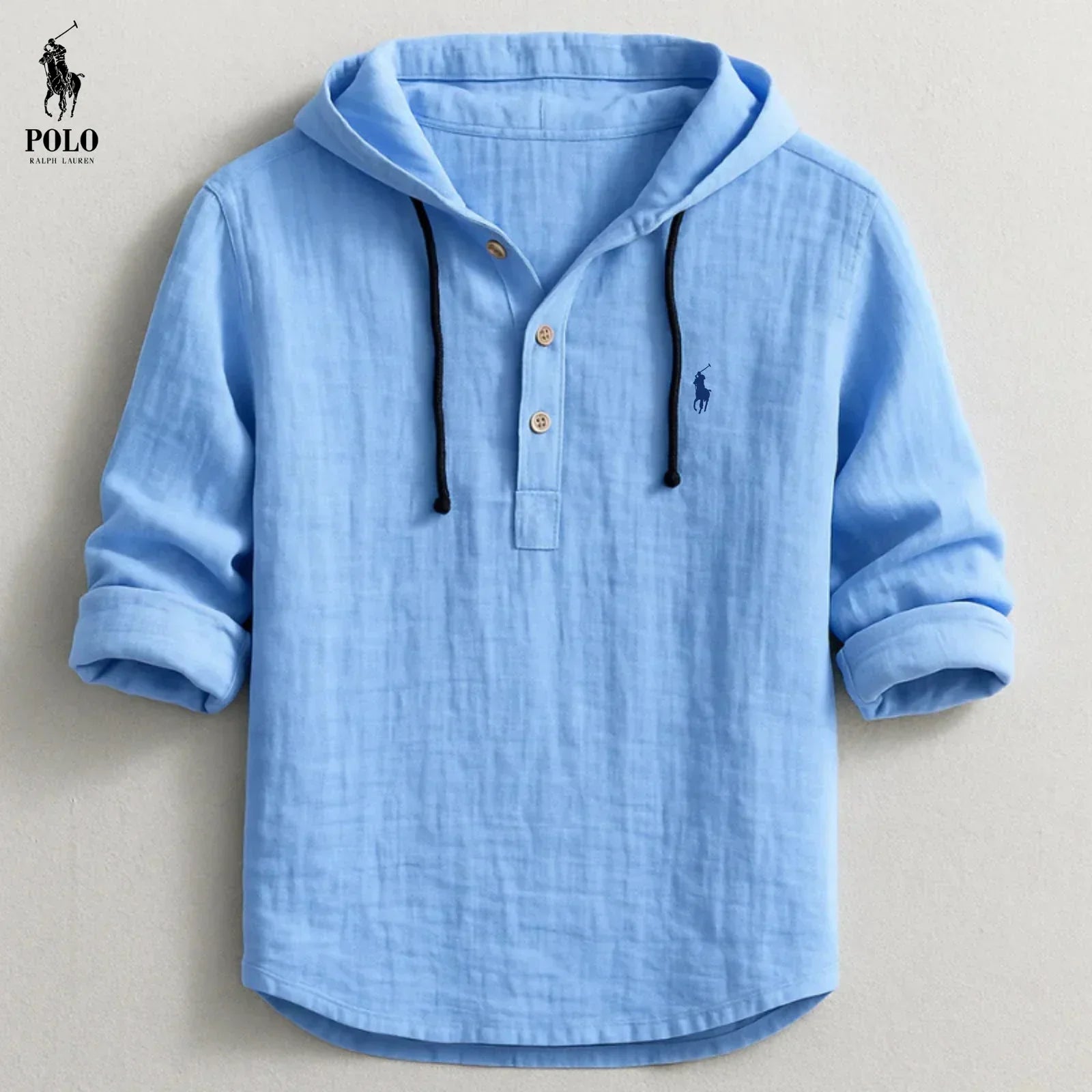 Breathable Linen-Cotton Hooded Shirt  - Clearance Sale