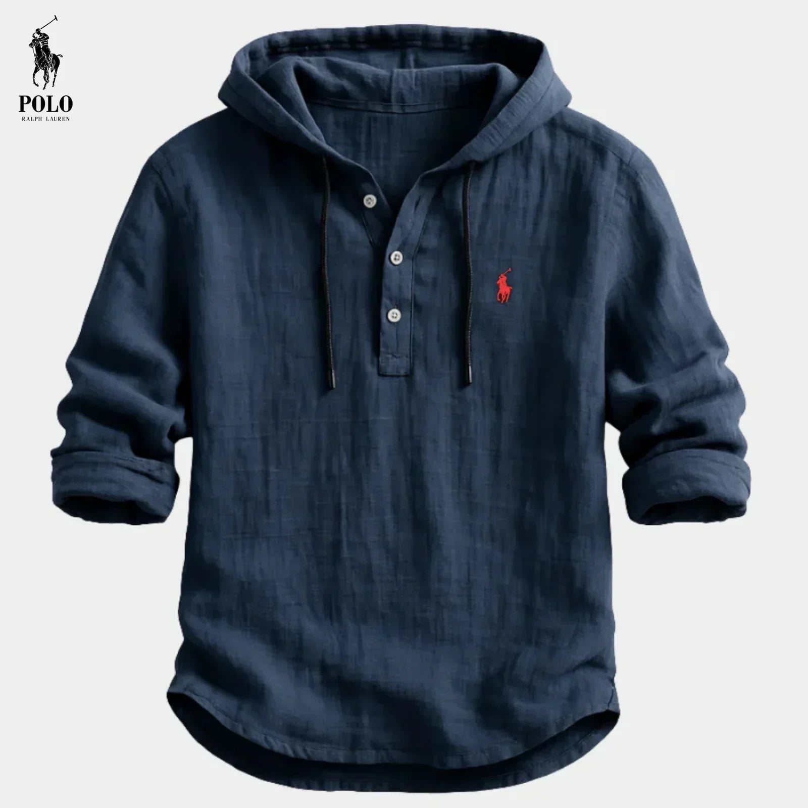 Breathable Linen-Cotton Hooded Shirt  - Clearance Sale