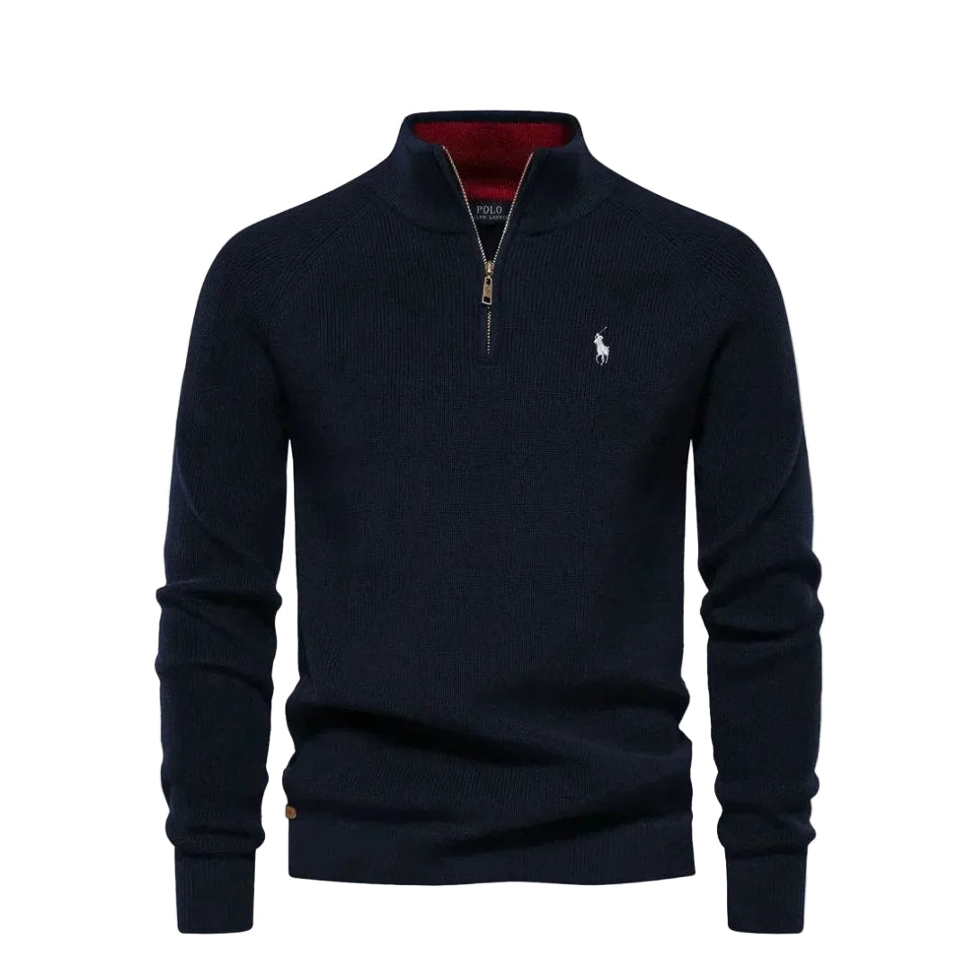 Men's Quarter-Zip Knit Pullover