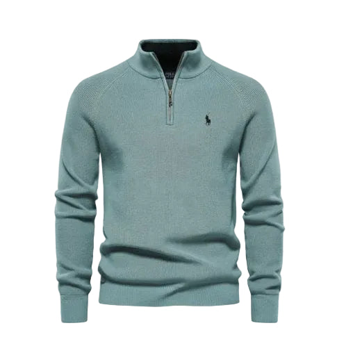 Men's Quarter-Zip Knit Pullover