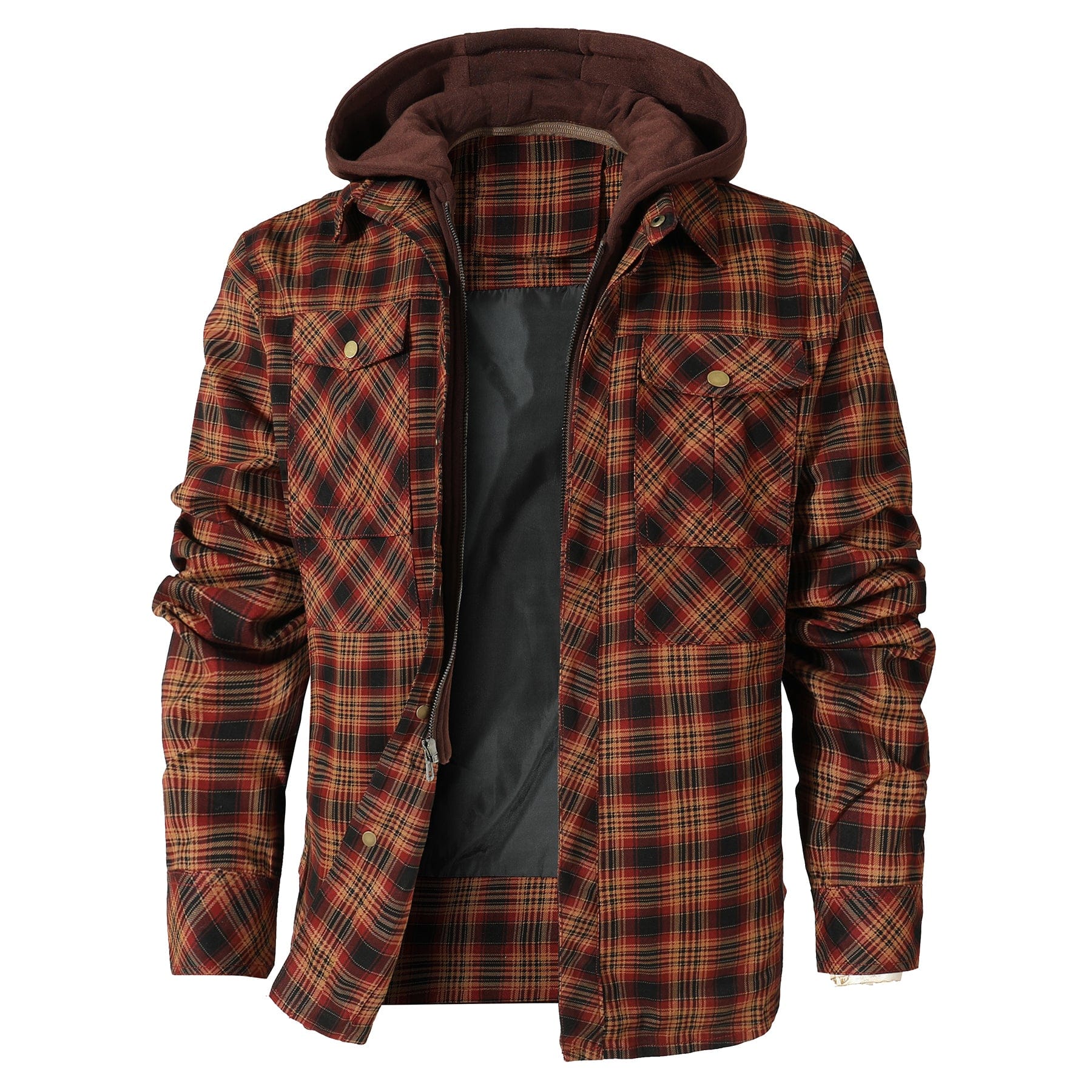 AlpenNord™ | Flannel Jacket with Hood