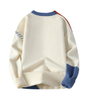Retro Geometric Color Block Sweater