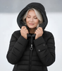 Quilted Hooded Longline Coat
