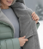 Quilted Hooded Longline Coat