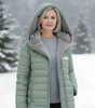 Quilted Hooded Longline Coat