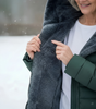 Quilted Hooded Longline Coat