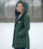 Quilted Hooded Longline Coat