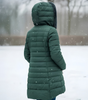 Quilted Hooded Longline Coat