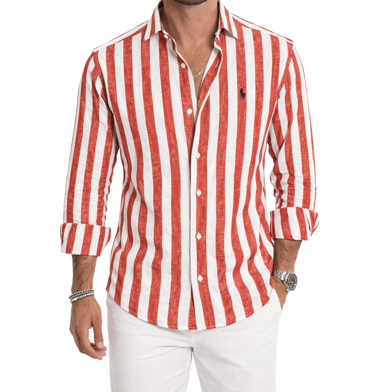 Soft Striped Casual Shirt — LIQUIDATION PRICE