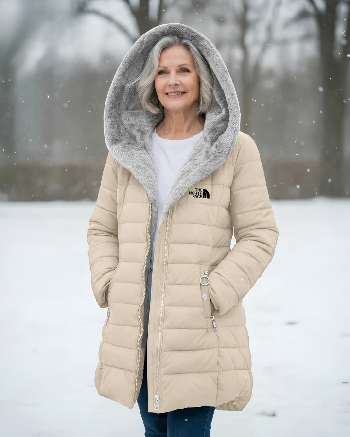 Quilted Hooded Longline Coat