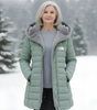 Quilted Hooded Longline Coat