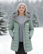 Quilted Hooded Longline Coat