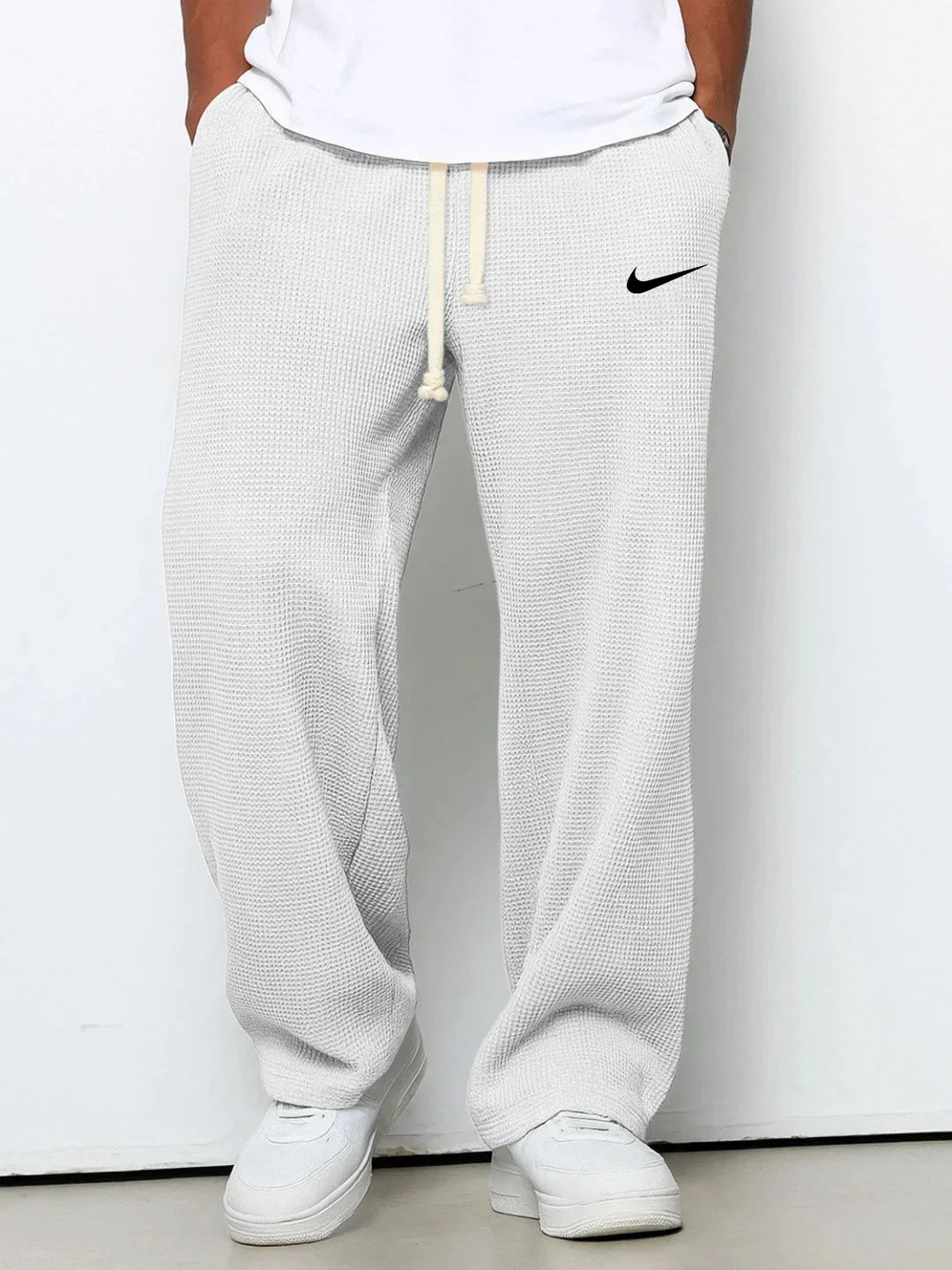Men's Spring And Autumn Casual Sports Textured Trousers