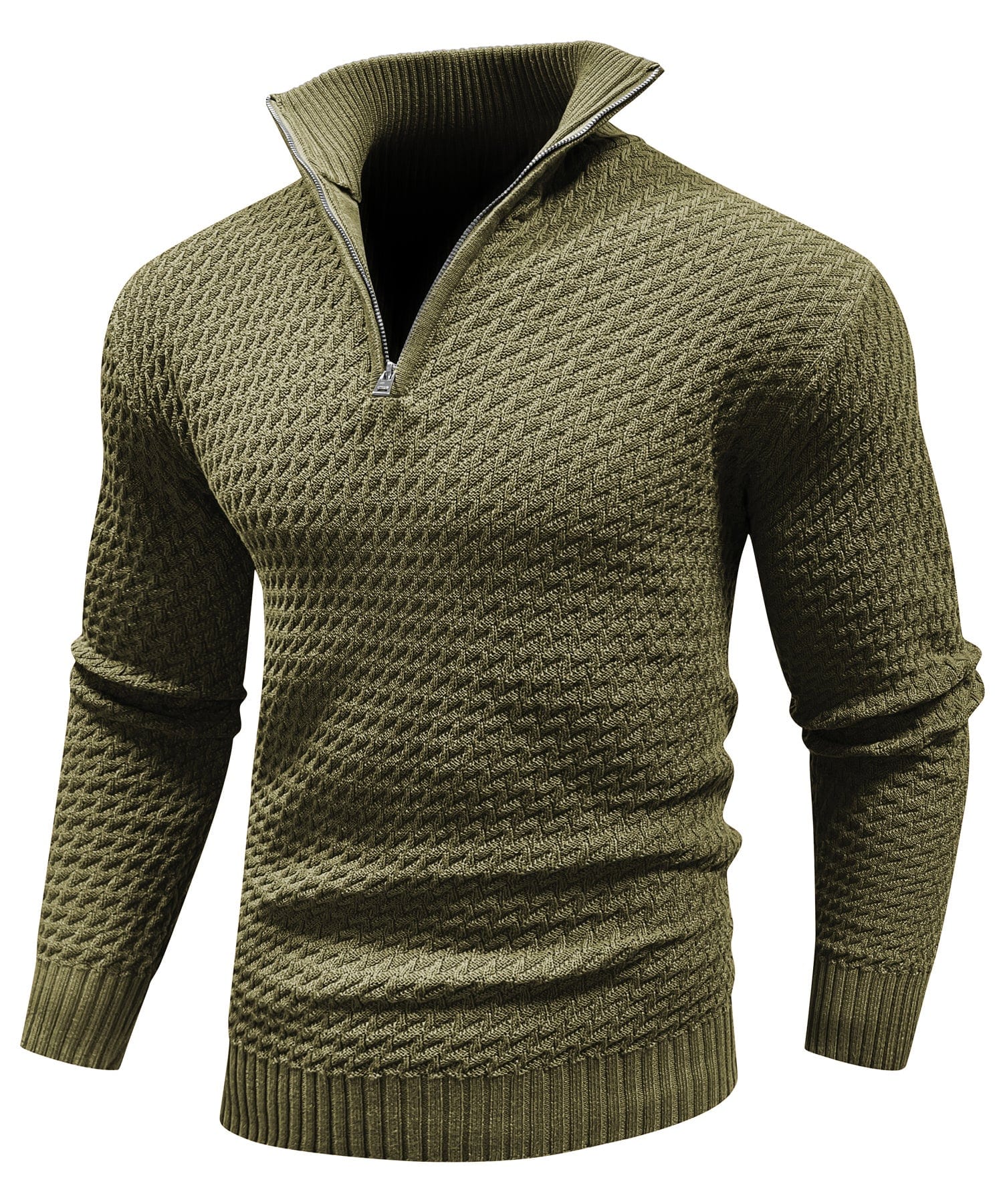 AlpenNord™ | Quarter-Zip Turtleneck Sweater