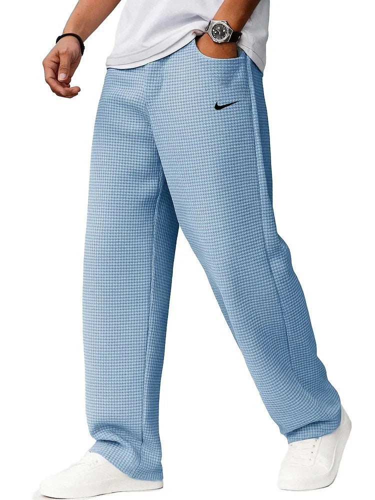 NK - Men's Stylish Casual Waffle Sports Trousers