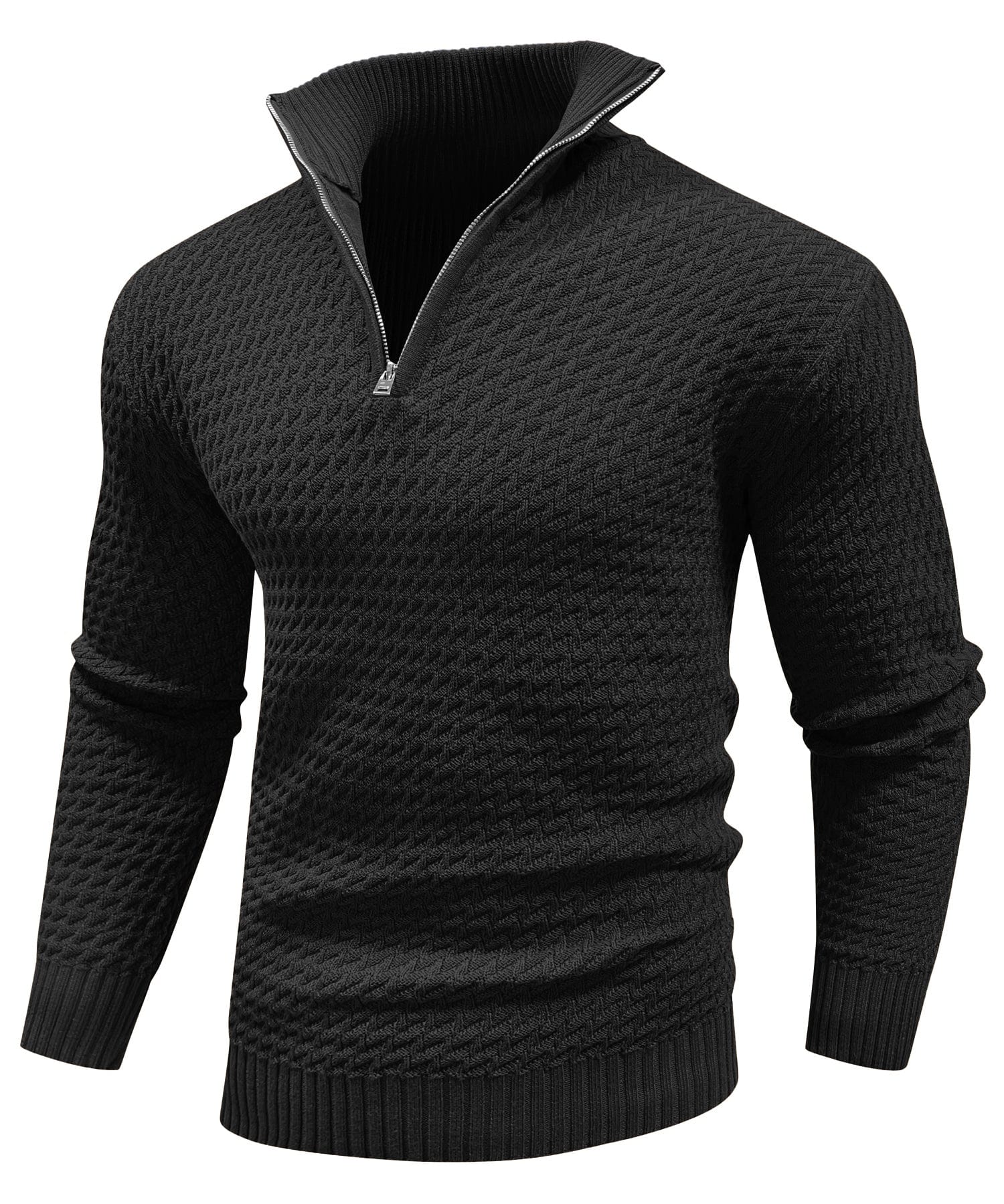 AlpenNord™ | Quarter-Zip Turtleneck Sweater