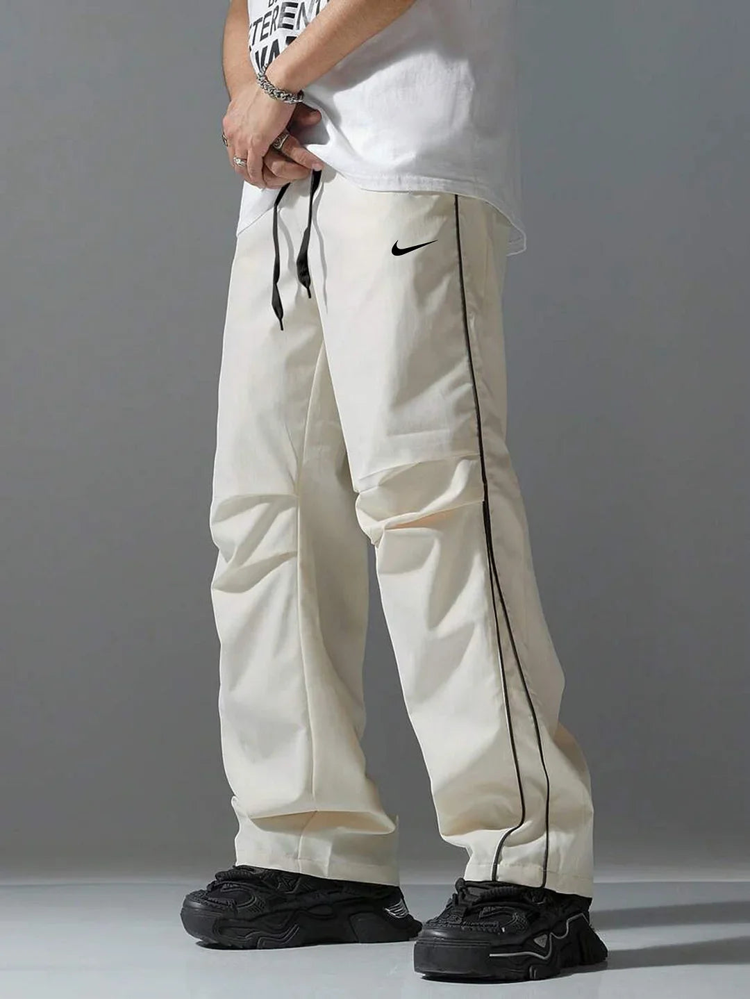 Men's 2025 New Striped Quick-Drying Workwear Sports Trousers